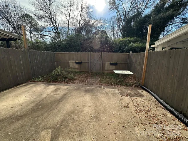 a backyard of a house