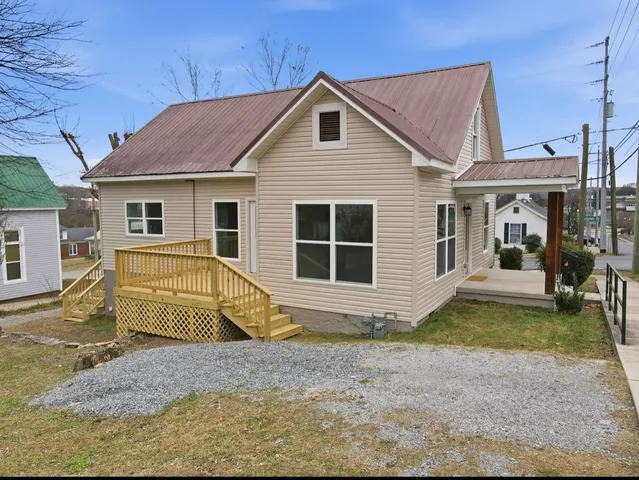 a front door view of a house