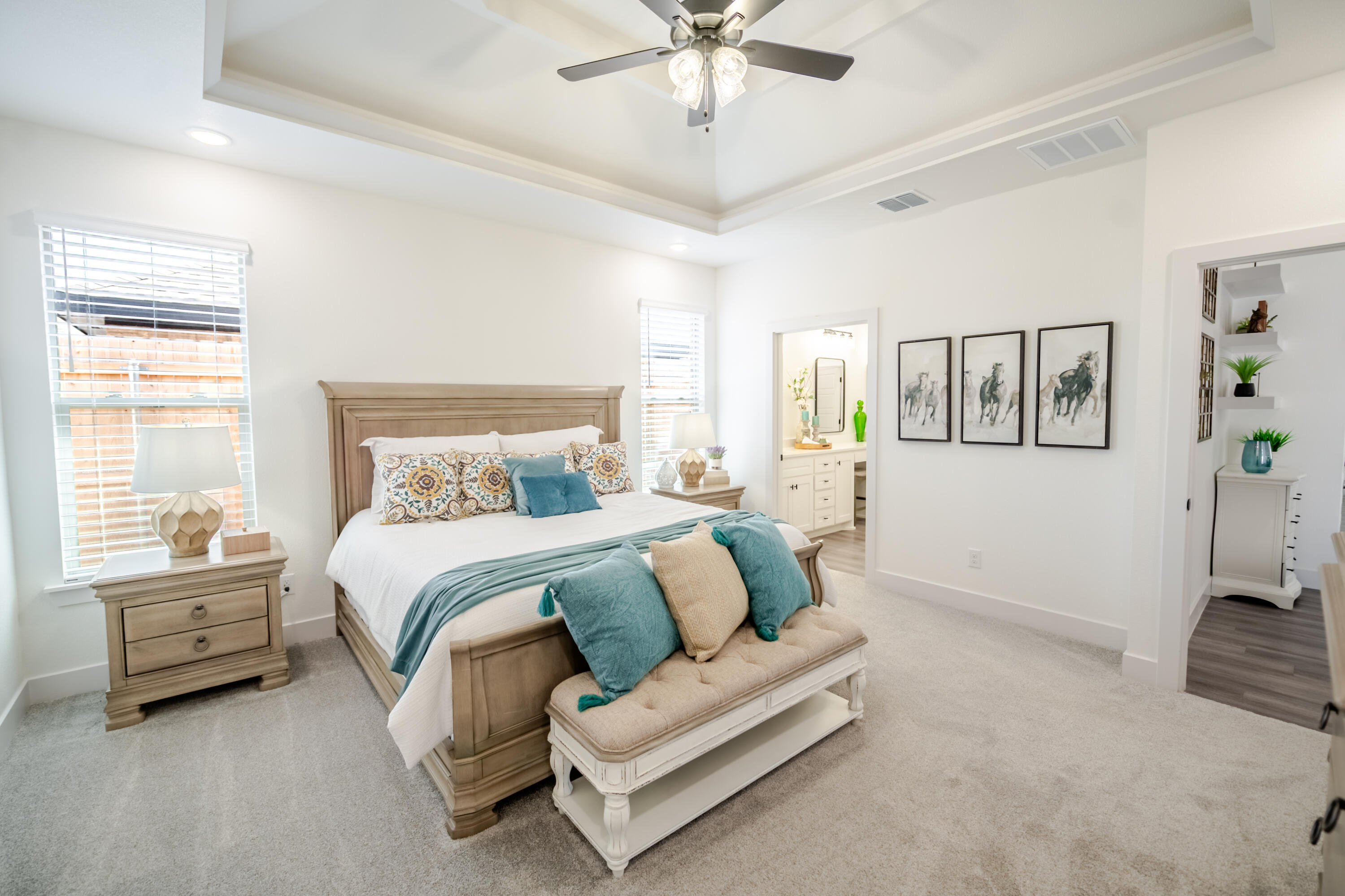 7604 58th Street Lubbock, TX 79407 - Photo 12 of 38 a spacious bedroom with a bed and window