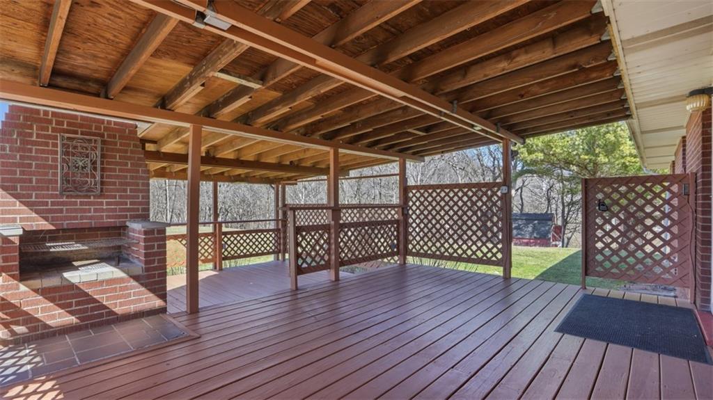 245 Conway Wallrose Road Freedom, PA 15042 - Photo 17 of 48 a view of a wooden deck