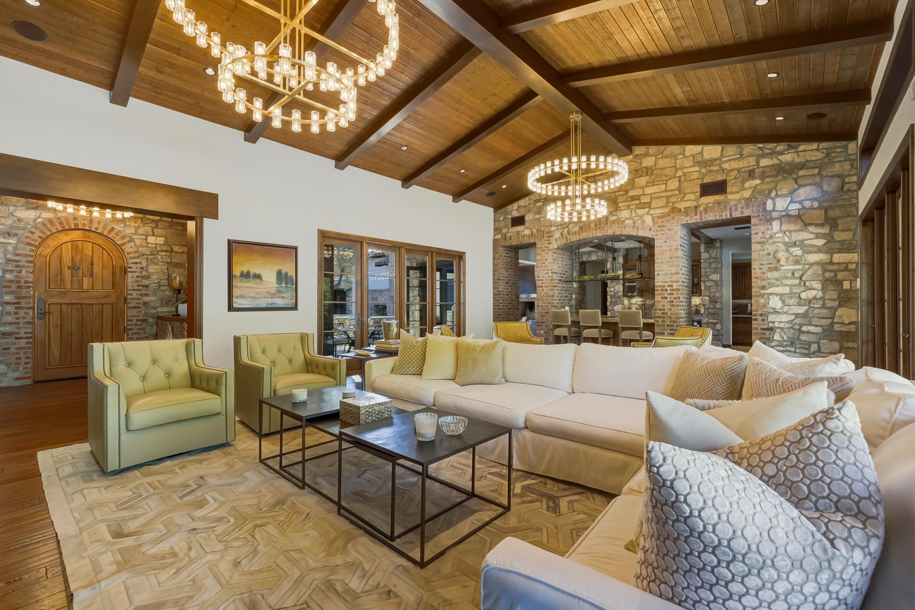 4 Via L' Antico Rancho Mirage, CA 92270 - Photo 20 of 75 a living room with furniture and a large window