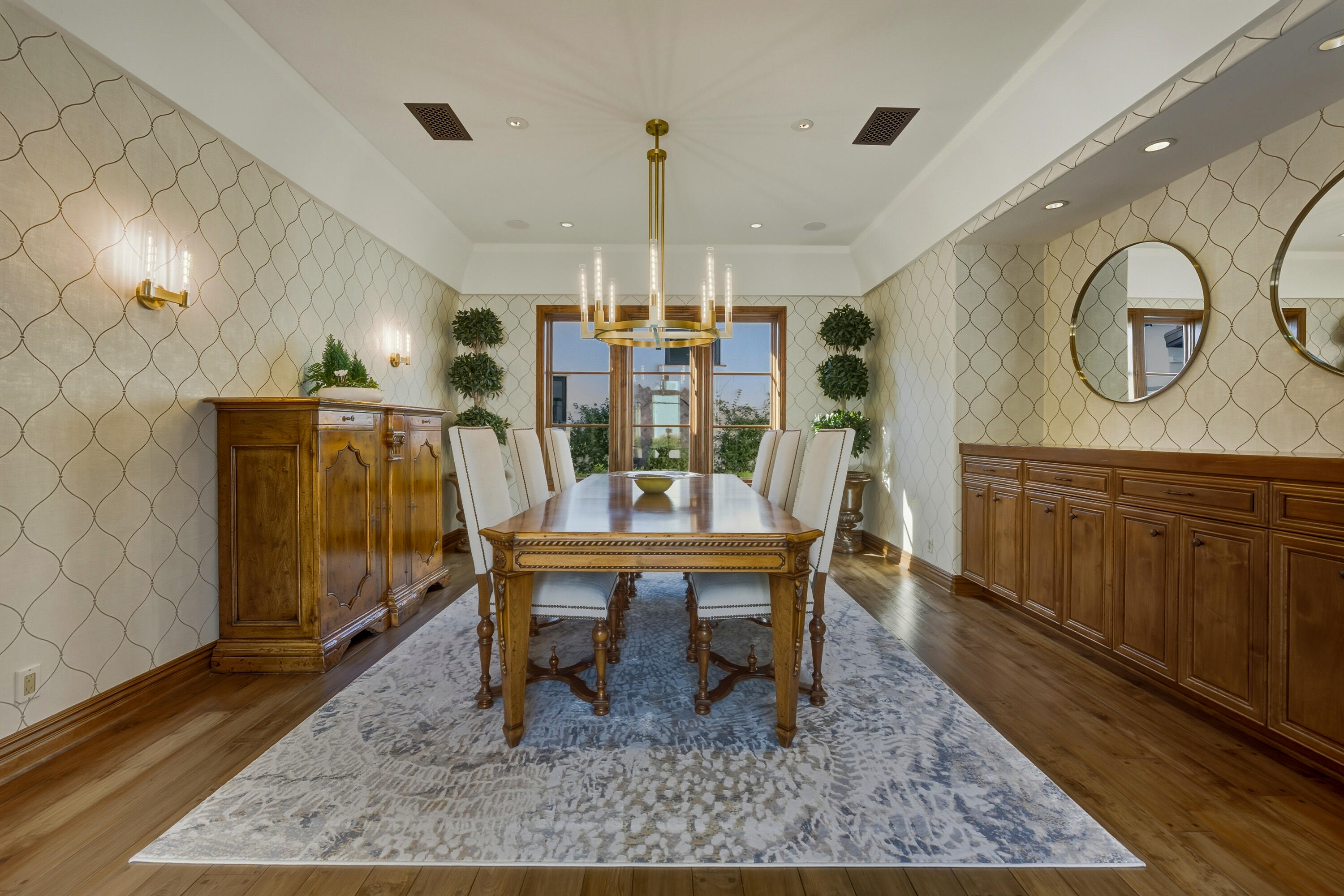 4 Via L' Antico Rancho Mirage, CA 92270 - Photo 25 of 75 a dining room with furniture and window