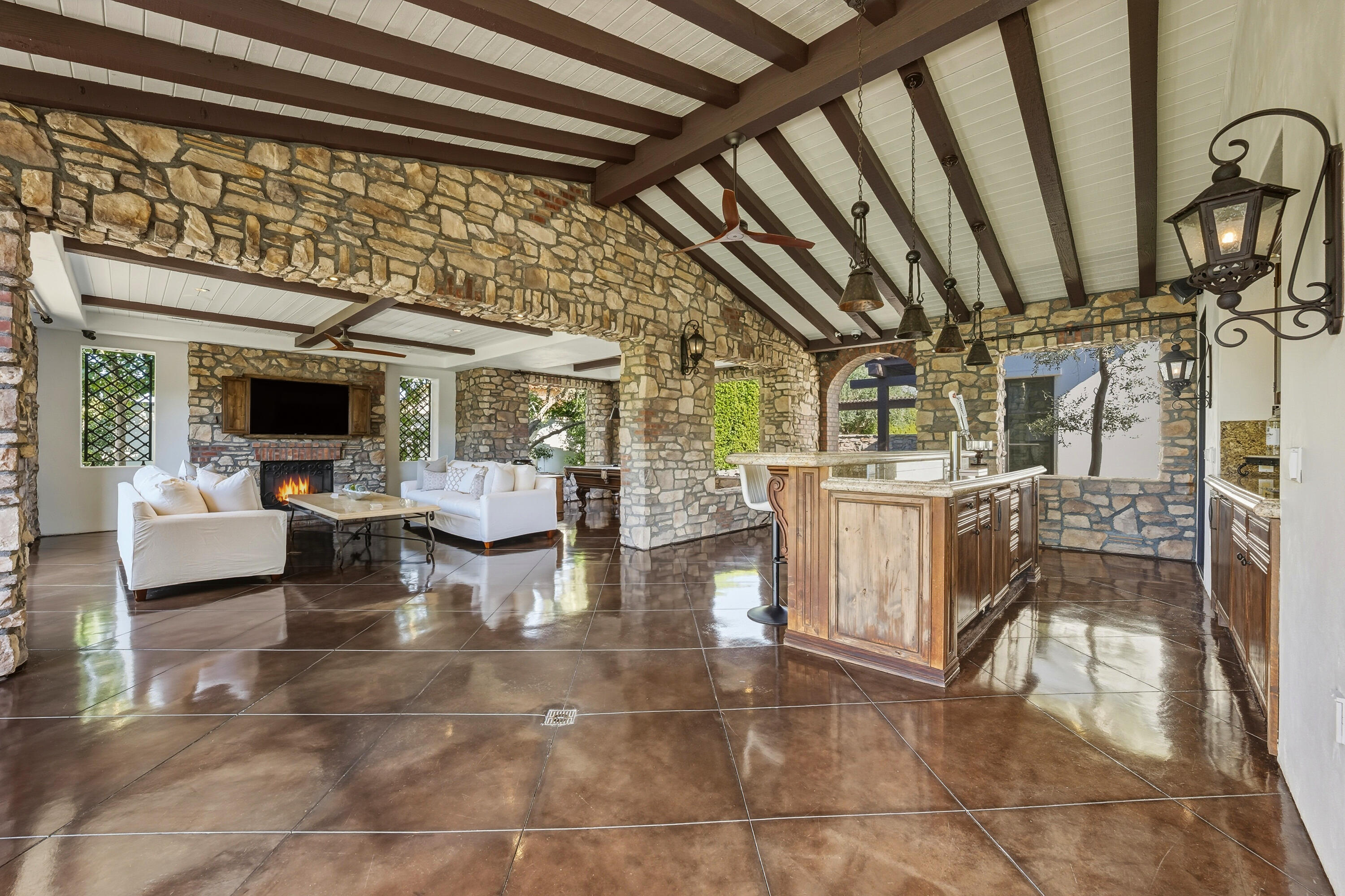 4 Via L' Antico Rancho Mirage, CA 92270 - Photo 46 of 75 a living room with lots of furniture and white walls