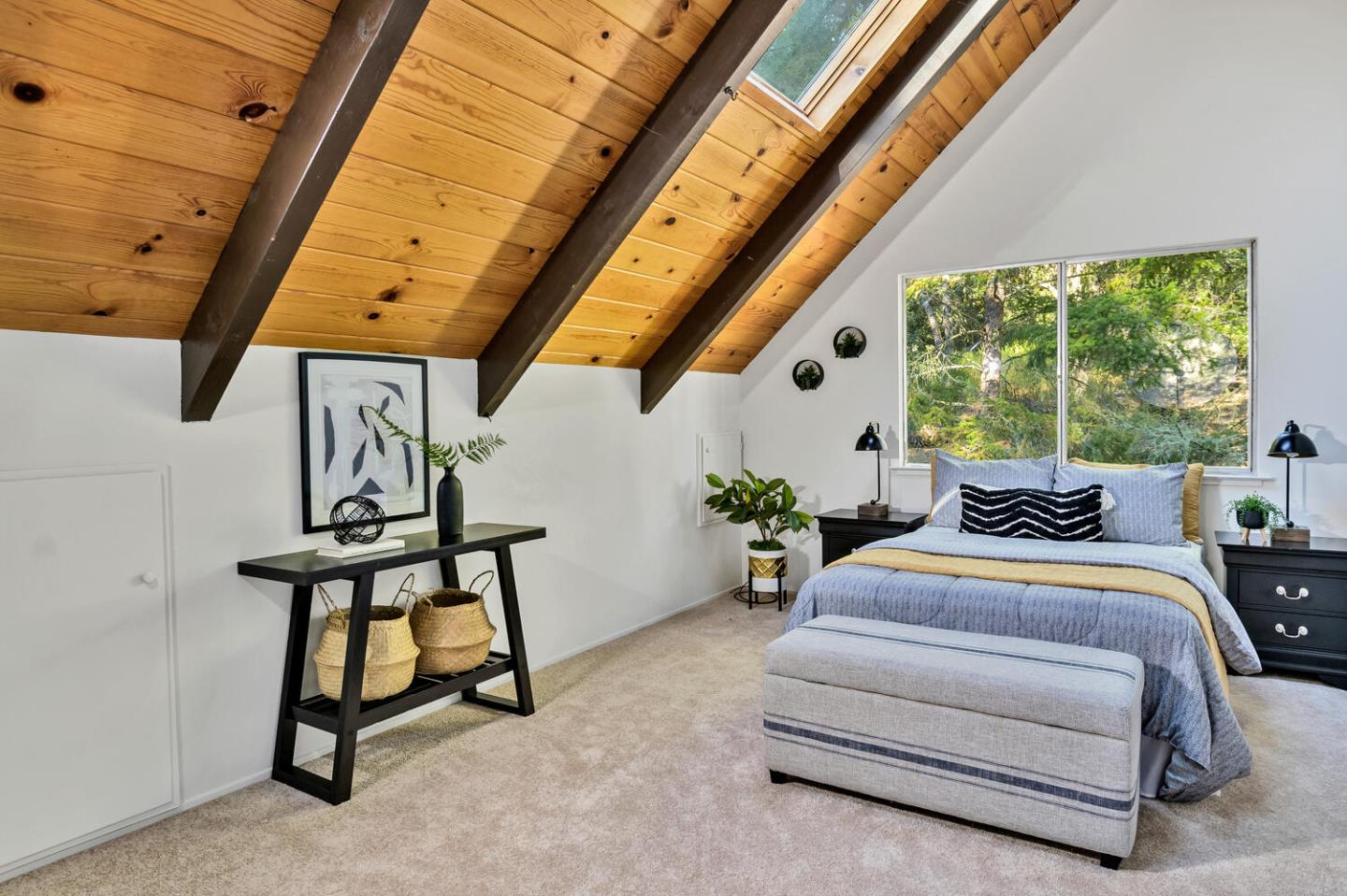 5 Morse Lane Woodside, CA 94062 - Photo 25 of 30 a bedroom with furniture and a window