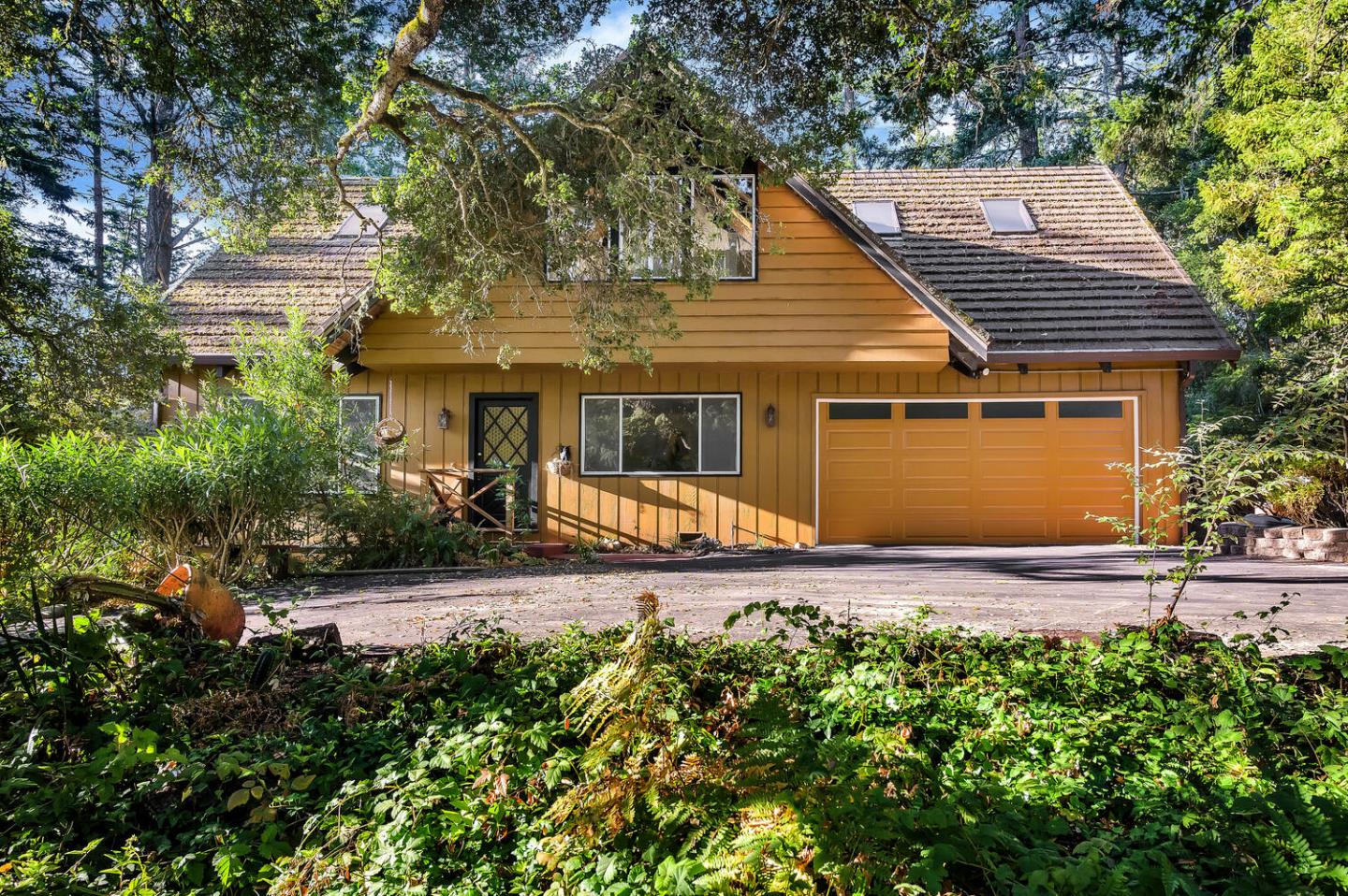 5 Morse Lane Woodside, CA 94062 - Photo 29 of 30 a view of a house with a yard and plants