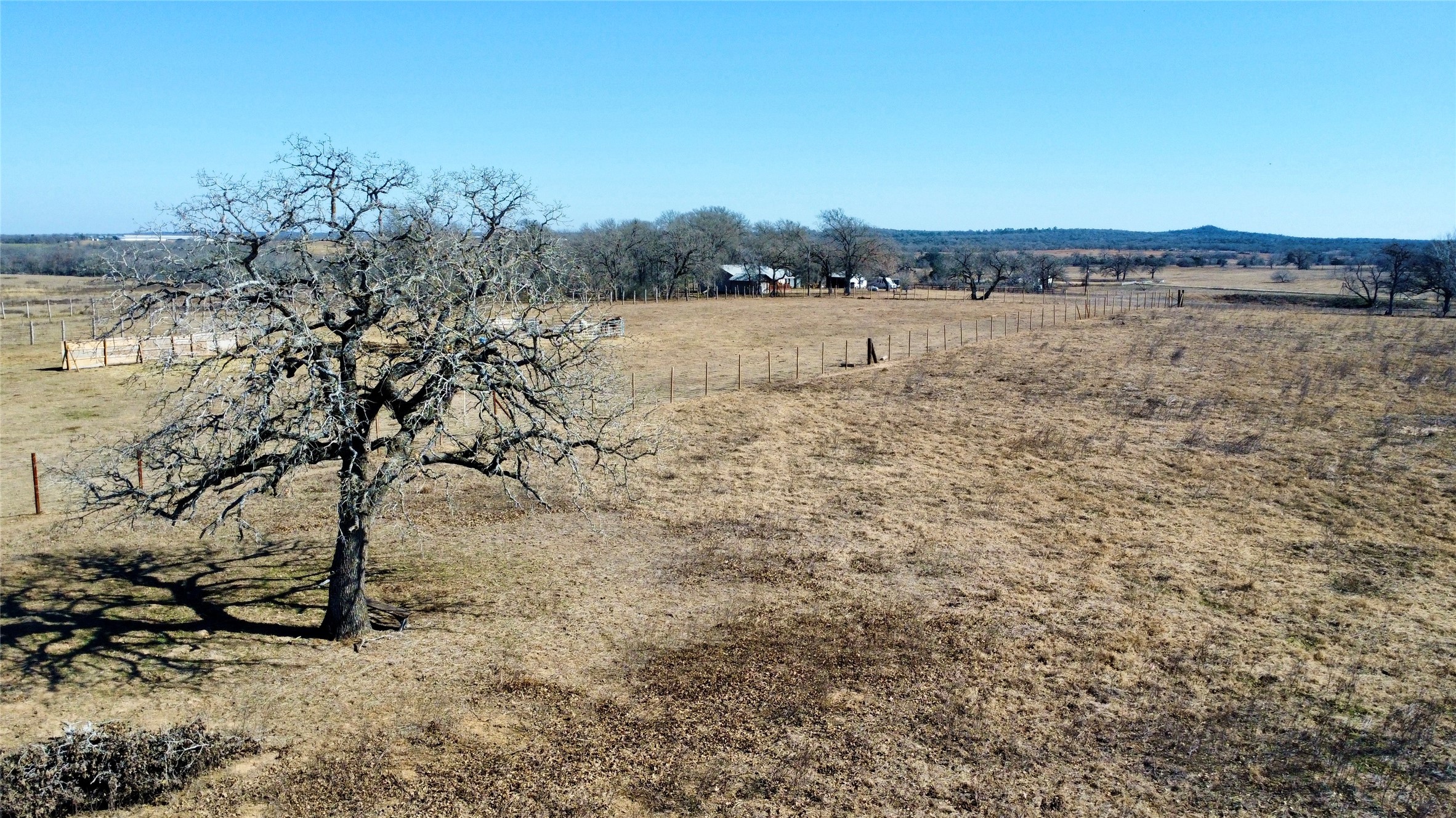 5633 Tenney Creek Road Luling, TX 78648 - Photo 9 of 14 View of yard featuring a view of countryside