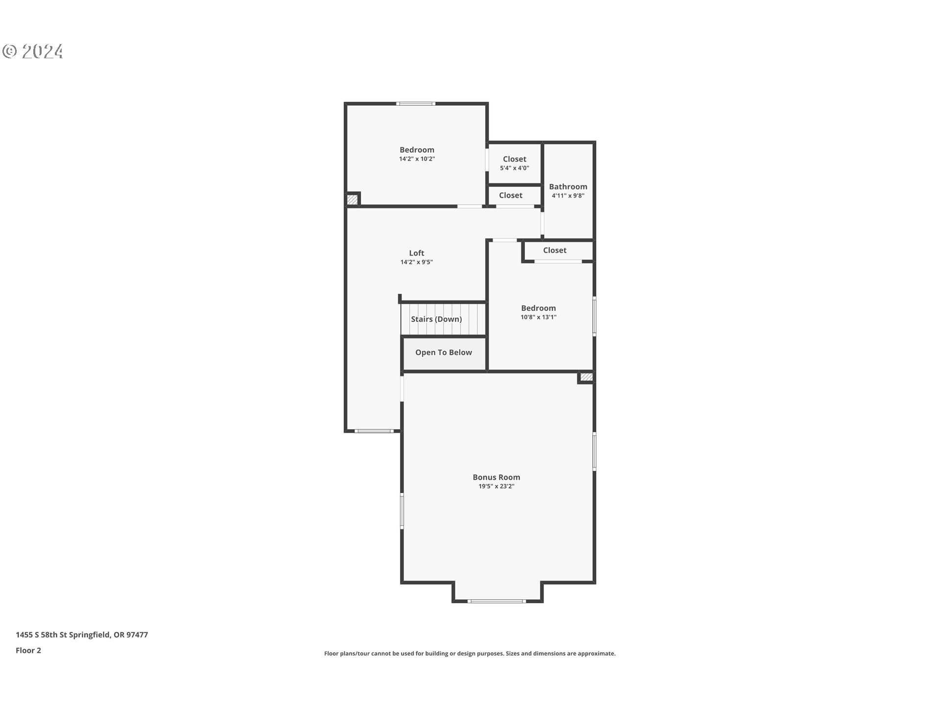 1455 South 58th Street Springfield, OR 97478 - Photo 39 of 39 a picture of a floor plan