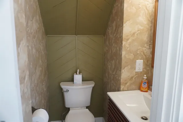 a bathroom with a sink and a toilet