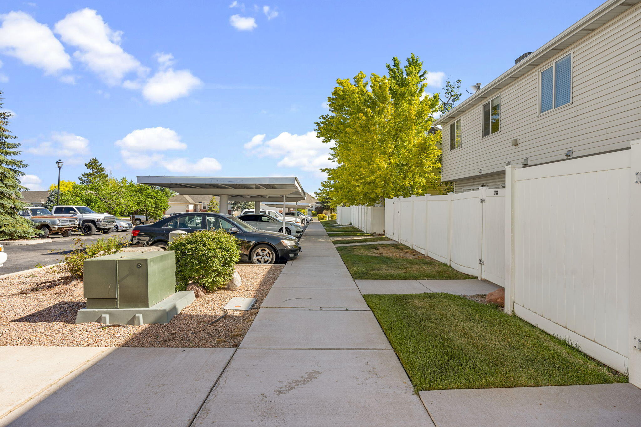 1148 Northfield Road, Unit 78 Cedar City, UT 84721 - Photo 31 of 32 Walkway to parking lot