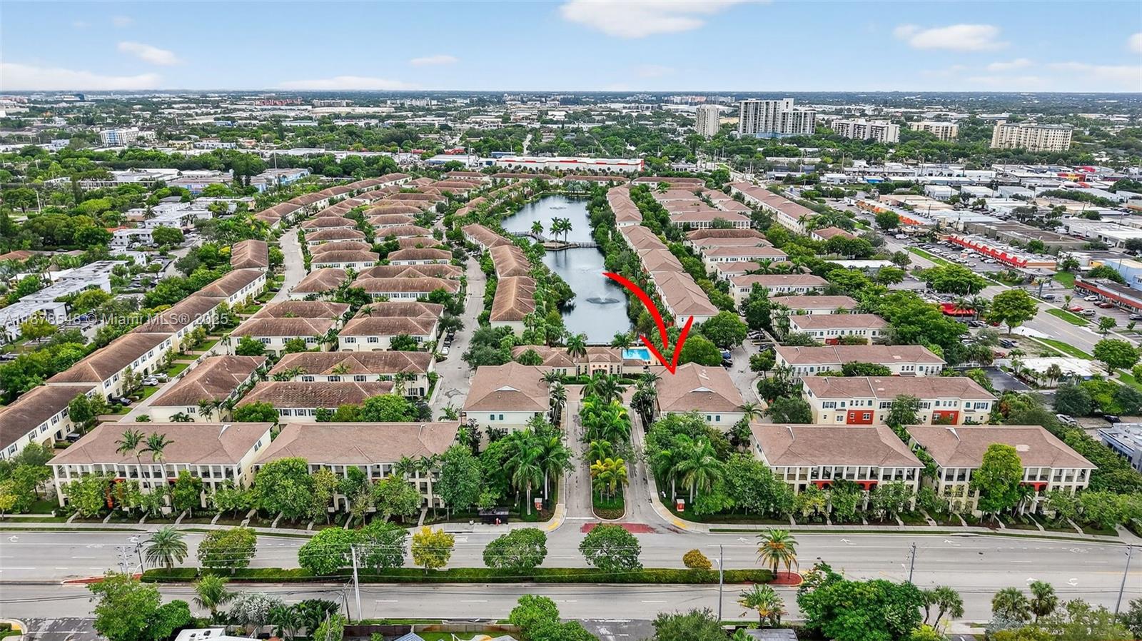 27 Southwest 6th Court Pompano Beach, FL 33060 - Photo 63 of 70 an aerial view of residential building with lake view