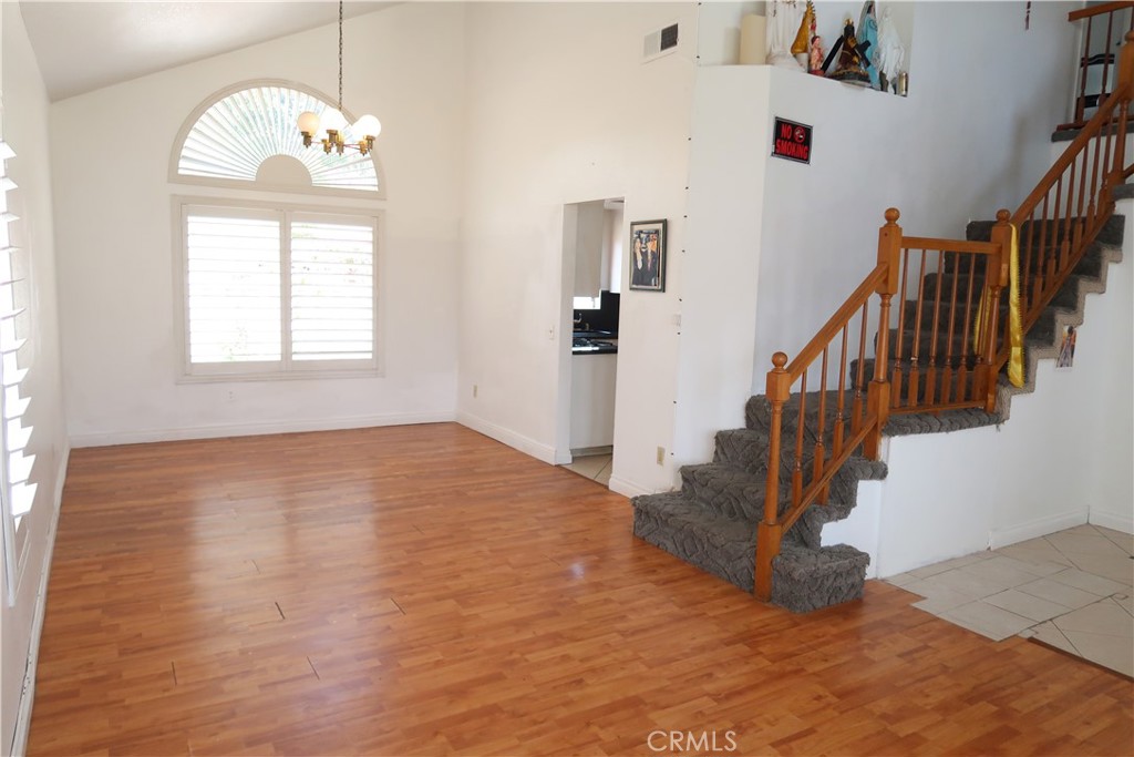 628 Pantera Drive Diamond Bar, CA 91765 - Photo 2 of 8 a view of empty room with wooden floor and fan