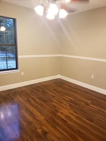 wooden floor in a empty room
