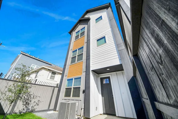 a view of a house with a door