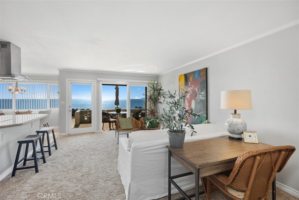21702 Ocean Vista Drive, Unit B Laguna Beach, CA 92651 - Photo 8 of 47 Light and cheerful open concept with ocean views