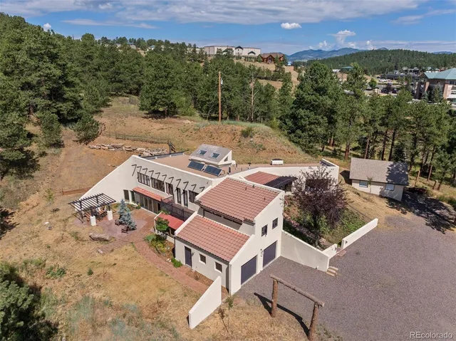 a view of city and mountain