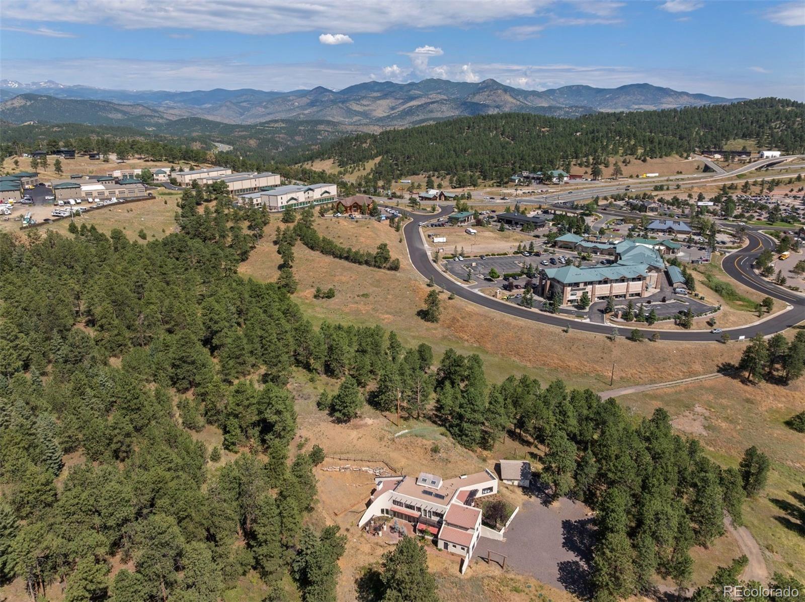1053 Red Moon Road Evergreen, CO 80439 - Photo 10 of 50 a view of a city with lake view