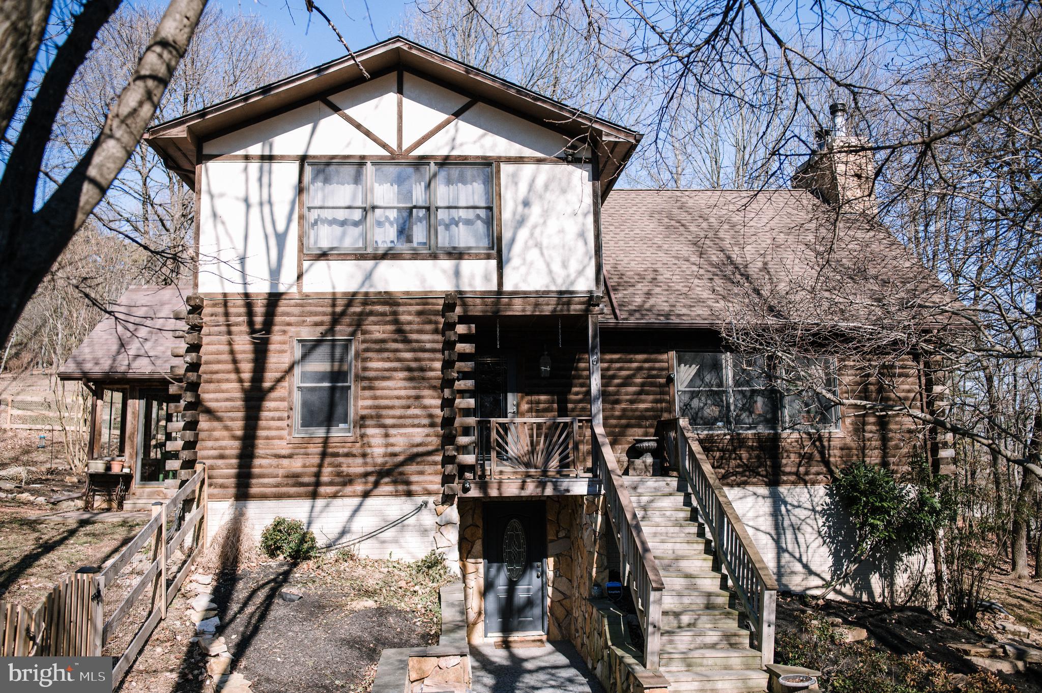 2304 Lookout Road Haymarket, VA 20169 - Photo 1 of 44 Front Entrance of this Stunning Log Home!