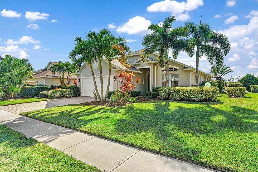 567 Gossamer Wing Way Sebastian, FL 32958 - Photo 2 of 35 a front view of house with yard and green space