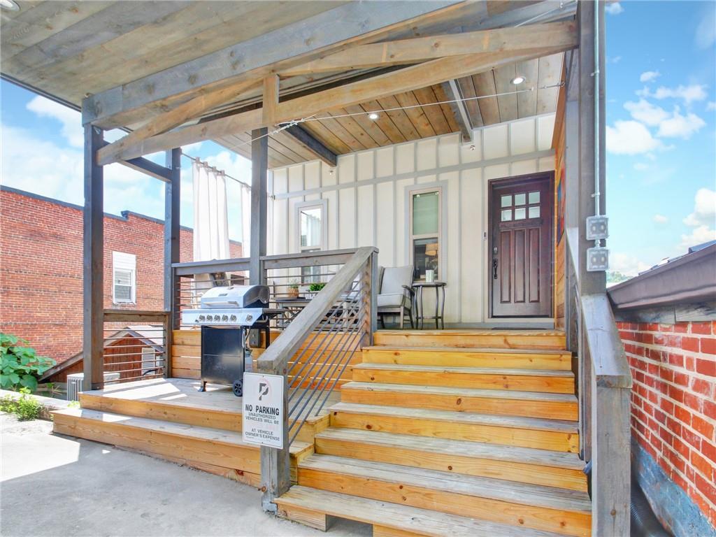 685 East Main Street, Unit B Blue Ridge, GA 30513 - Photo 47 of 57 a view of staircase with white walls and windows