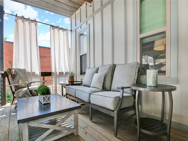 a view of cars parked in a parking lot