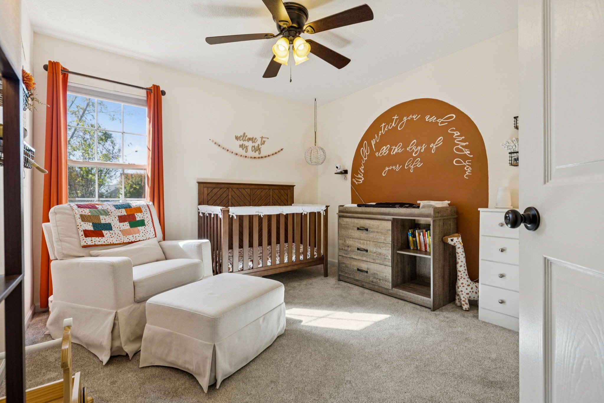 5049 Tabitha Street Murfreesboro, TN 37129 - Photo 18 of 28 a living room with furniture and a ceiling fan