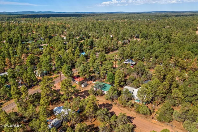 a view of a city with an outdoor space