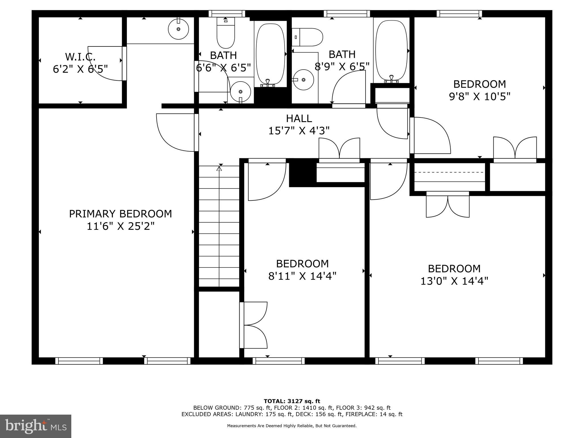 13201 Rippling Brook Drive Silver Spring, MD 20906 - Photo 47 of 48 Floor Plan 2nd Floor