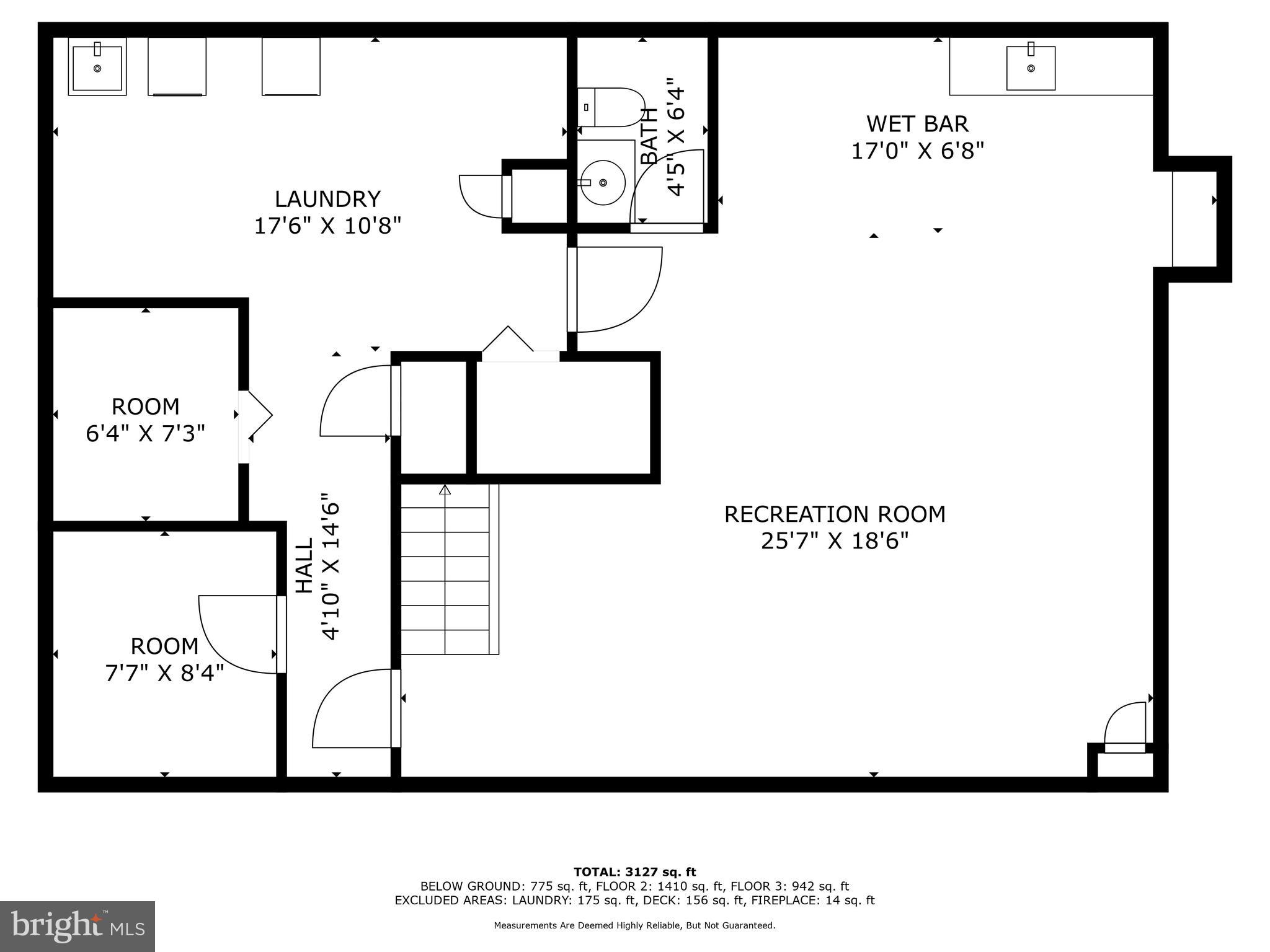 13201 Rippling Brook Drive Silver Spring, MD 20906 - Photo 48 of 48 Floor Plan Basement