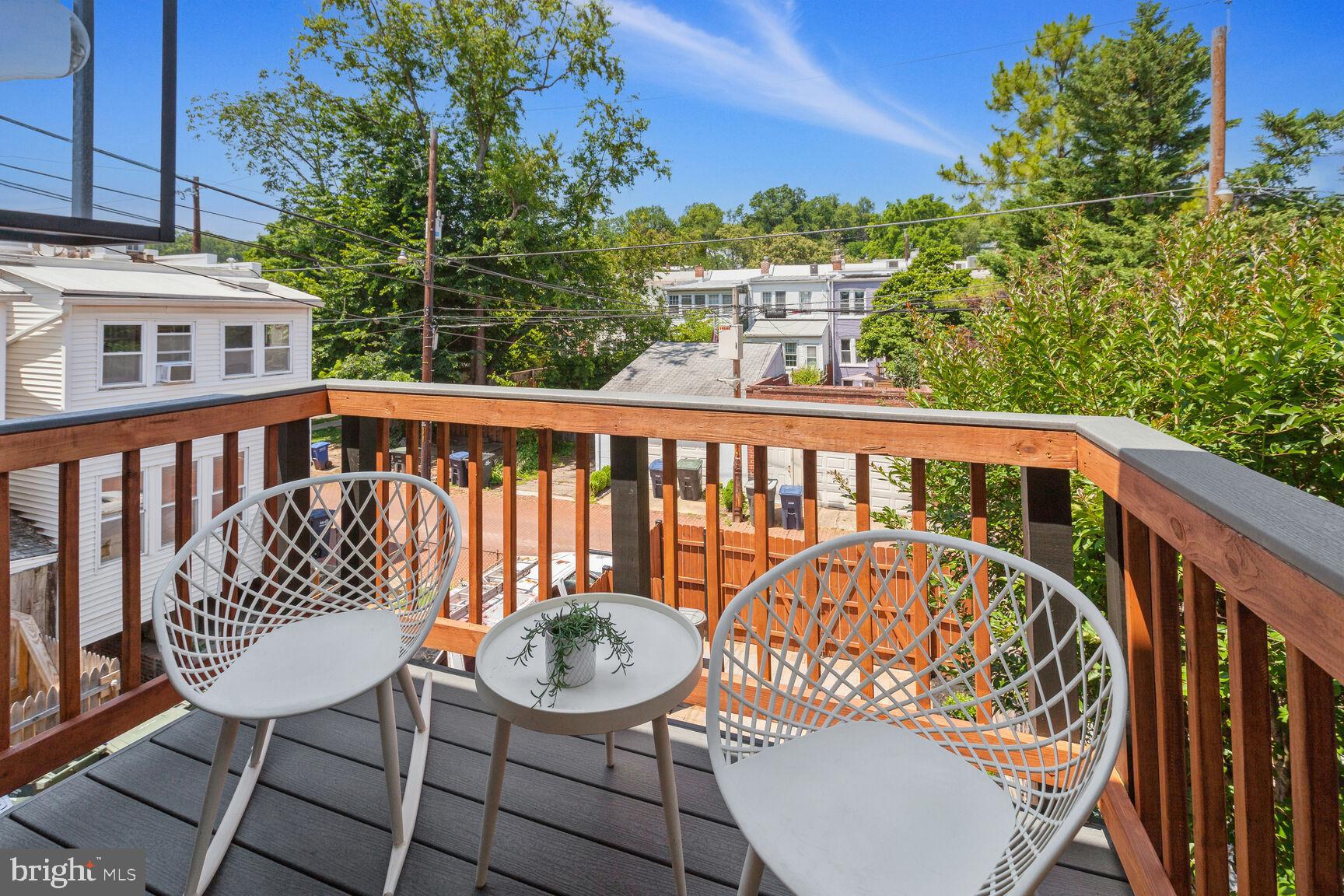 3543 S Street Northwest Washington, DC 20007 - Photo 19 of 31 Large Owners Suite with skylights & juliet balcony