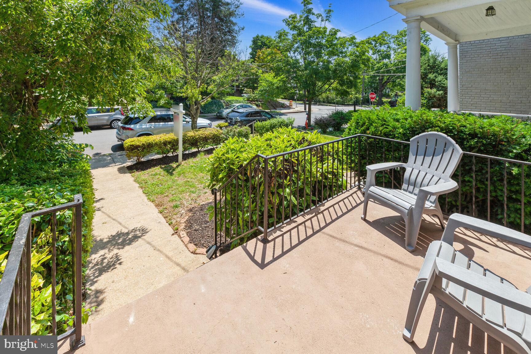 3543 S Street Northwest Washington, DC 20007 - Photo 31 of 31 Inviting front porch overlooks desirable S Street