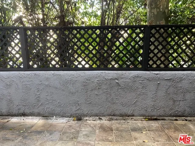 a view of wooden fence