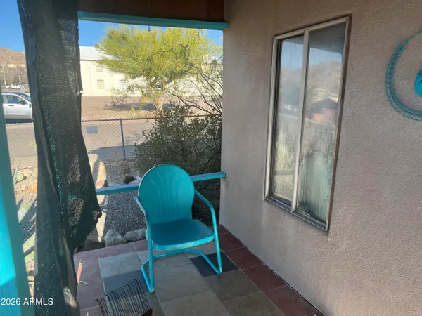 a view of a window in a room