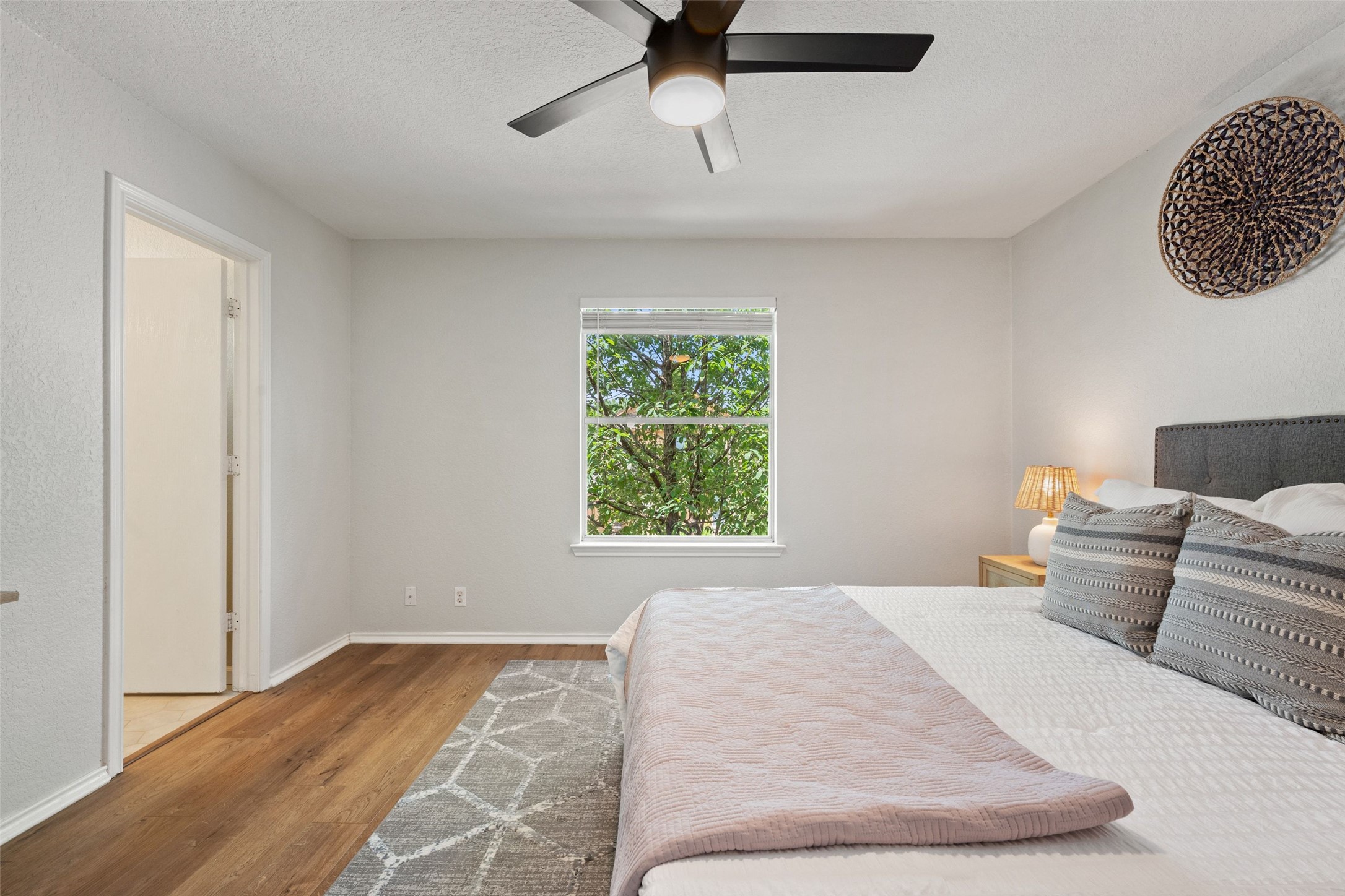 4529 Best Way Austin, TX 78725 - Photo 29 of 34 Great-sized main bedroom upstairs with treetop views
