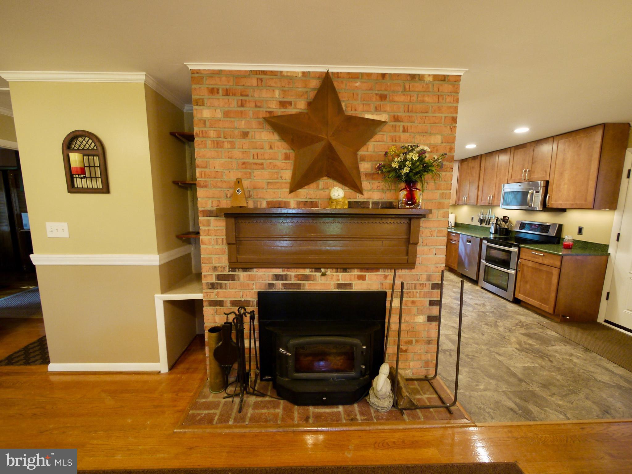 2914 Timber Ridge Drive Mount Airy, MD 21771 - Photo 19 of 30 Lovely Fireplace with Woodstove Insert
