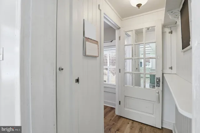 a workspace with furniture