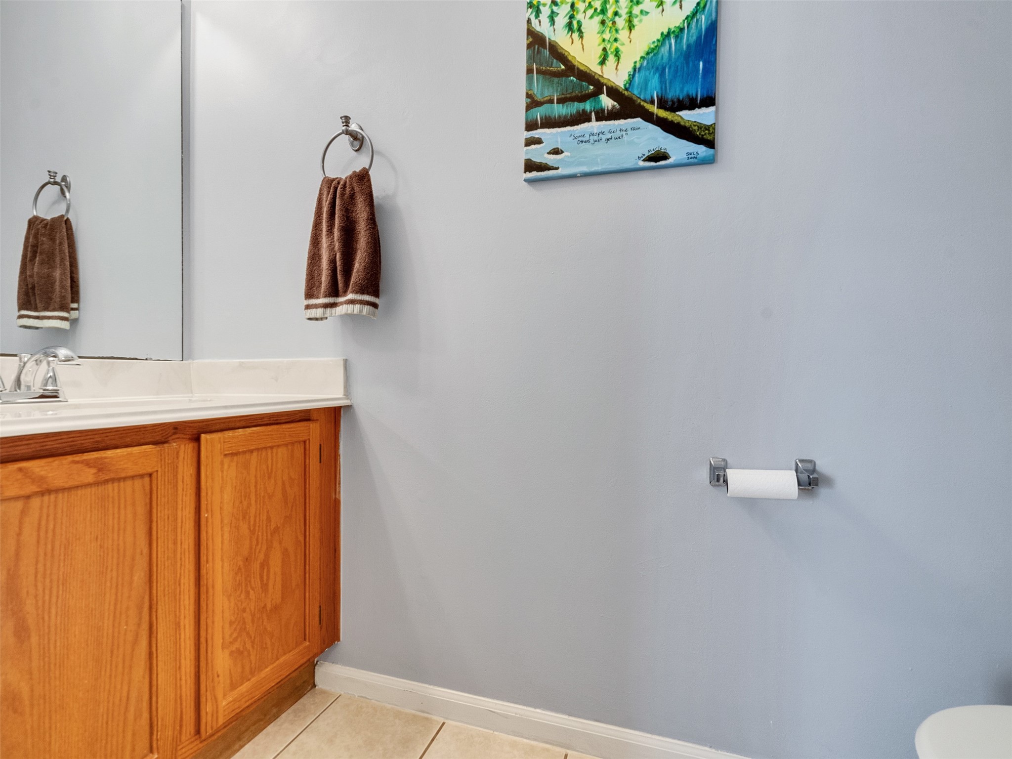 14219 Whitlock Drive Houston, TX 77062 - Photo 24 of 49 a bathroom with a sink and a mirror