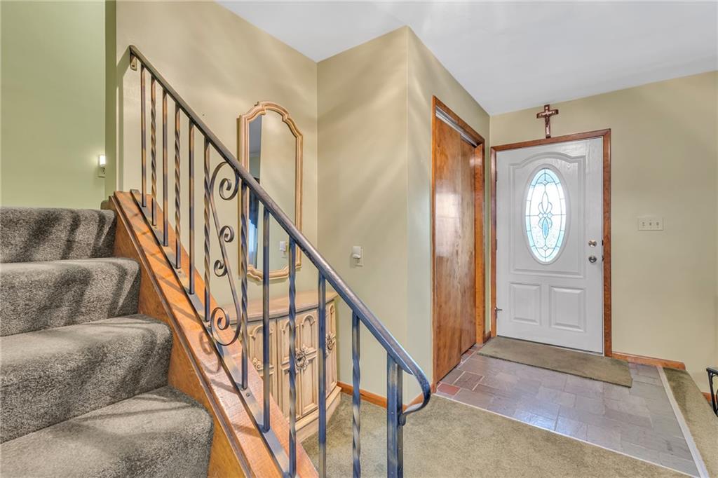 610 Davidson Drive Rochester, PA 15074 - Photo 4 of 30 a view of entryway and hall with wooden floor