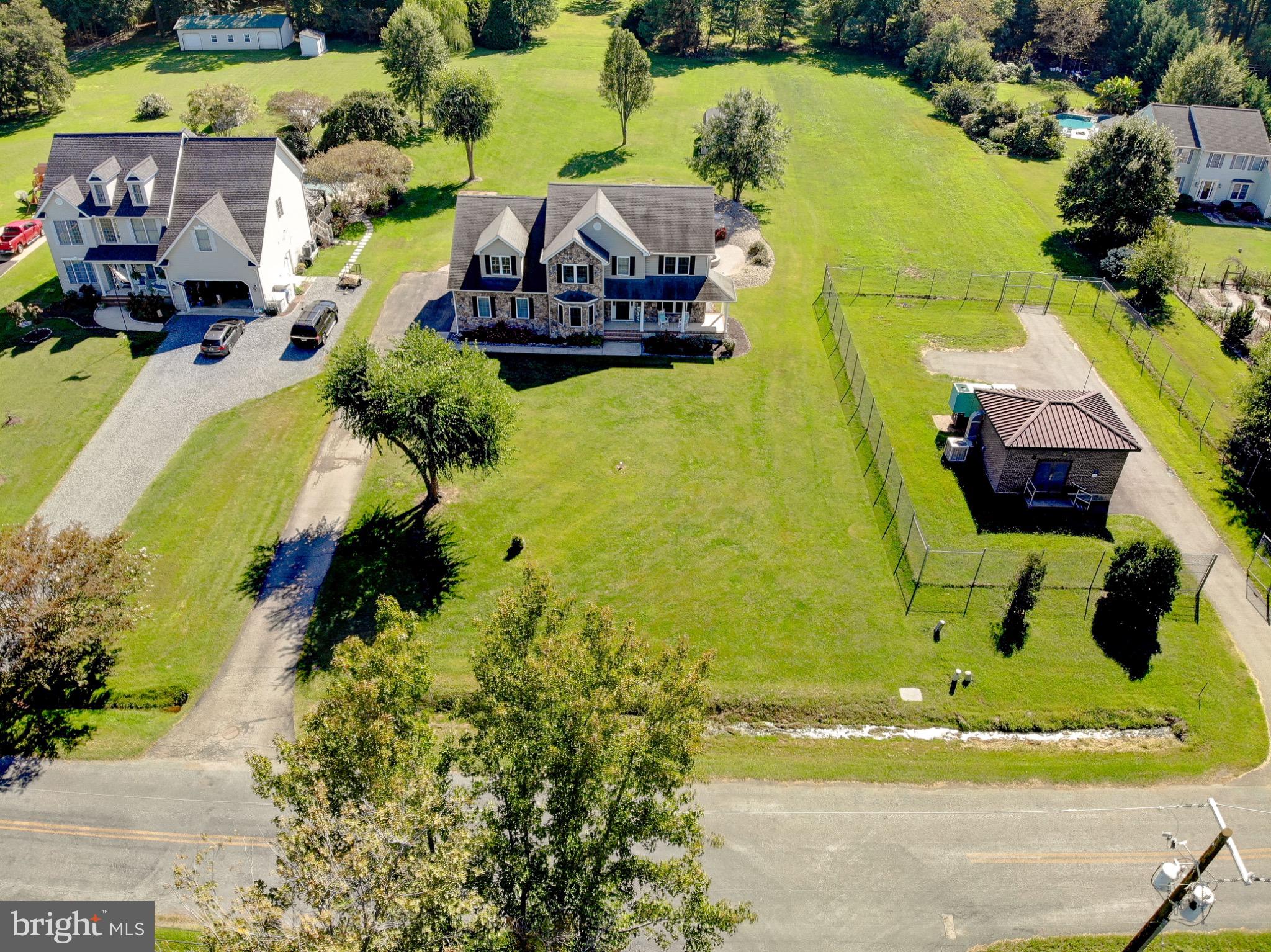 123 Bentons Pleasure Road Chester, MD 21619 - Photo 59 of 63 an aerial view of a swimming pool