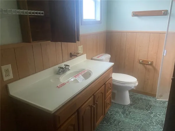 a view of a bathroom with a sink