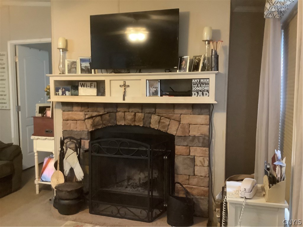 96 Browntown Road Lisle, NY 13835 - Photo 33 of 38 wood fireplace