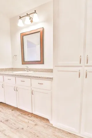 a close view of a utility room with a sink
