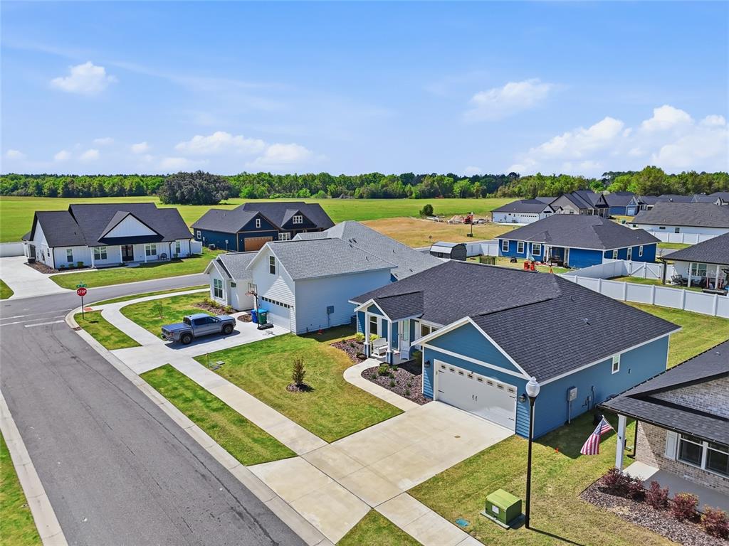2168 Southwest 245th Terrace Newberry, FL 32669 - Photo 32 of 34 an aerial view of a house with a garden