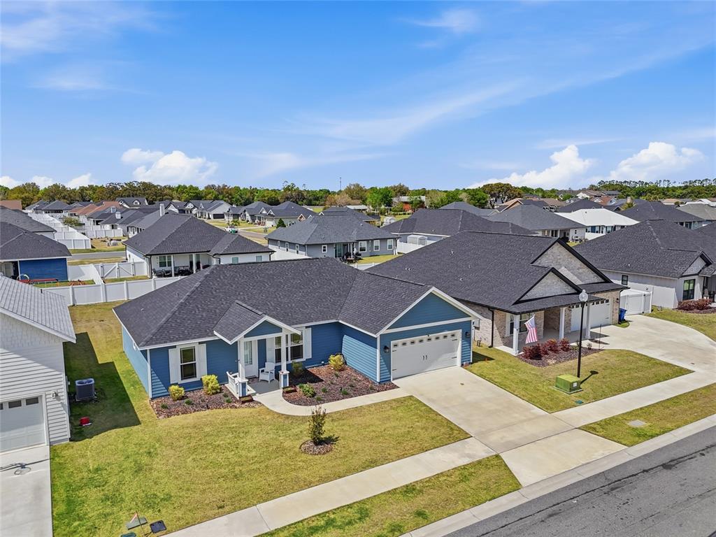 2168 Southwest 245th Terrace Newberry, FL 32669 - Photo 34 of 34 an aerial view of residential houses with yard