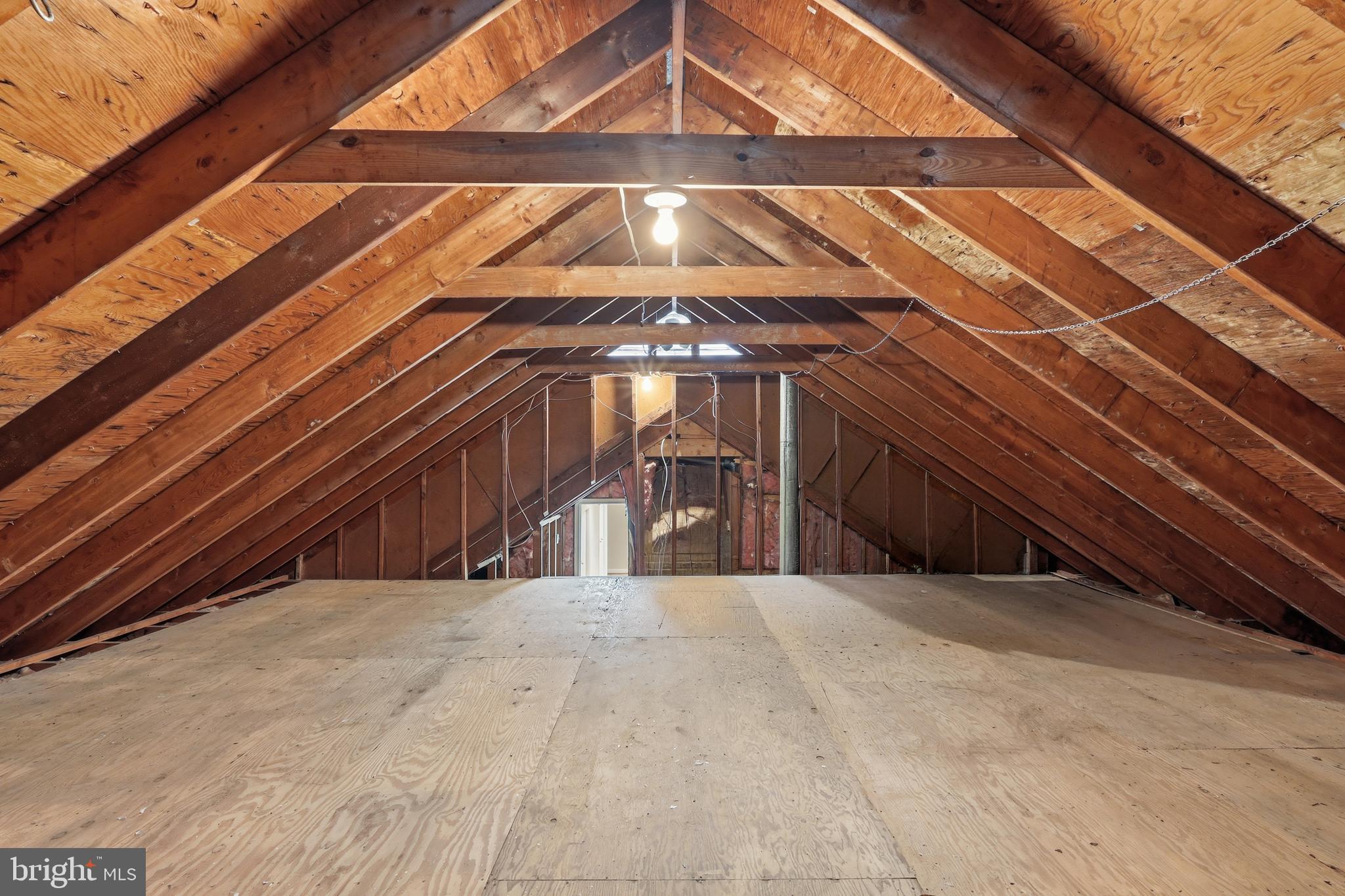 8805 Stark Road Annandale, VA 22003 - Photo 32 of 48 walk up to expansive floored attic from Primary BR