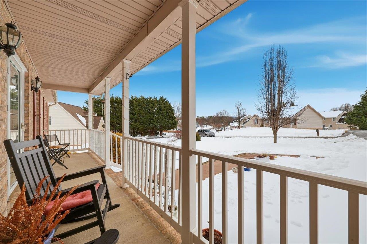 41 Long Bow Road Waynesboro, VA 22980 - Photo 35 of 45 a view of a porch with wooden floor and furniture