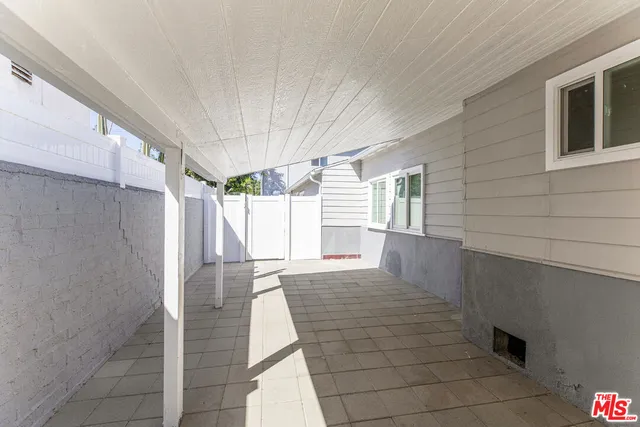 a view of a house with a balcony