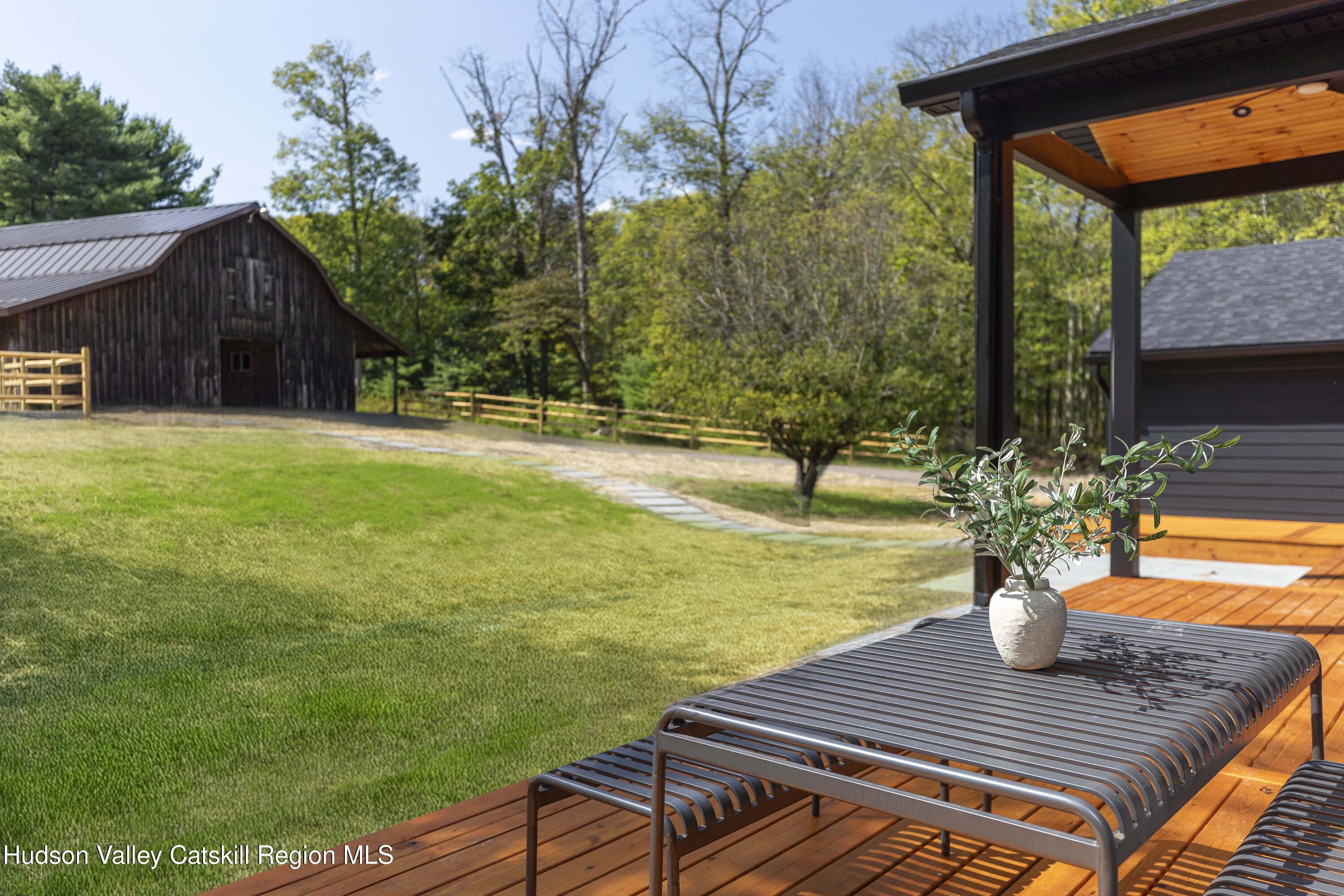 119 Mt Laurel Road Kerhonkson, NY 12446 - Photo 28 of 37 a view of a backyard with sitting area