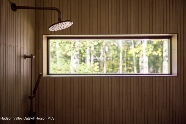 a view of a window in a house