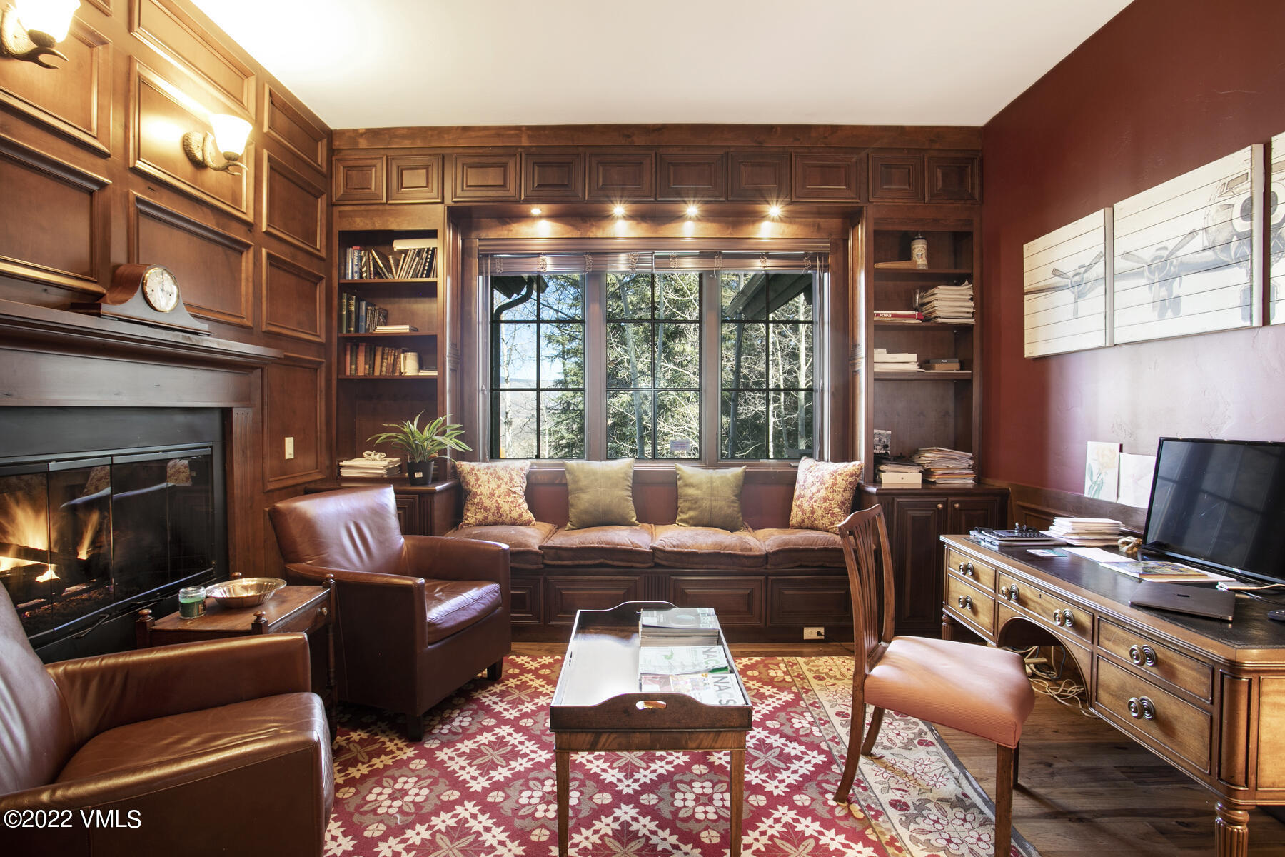 400 Red Draw Edwards, CO 81632 - Photo 20 of 49 a living room with furniture a fireplace and a large window