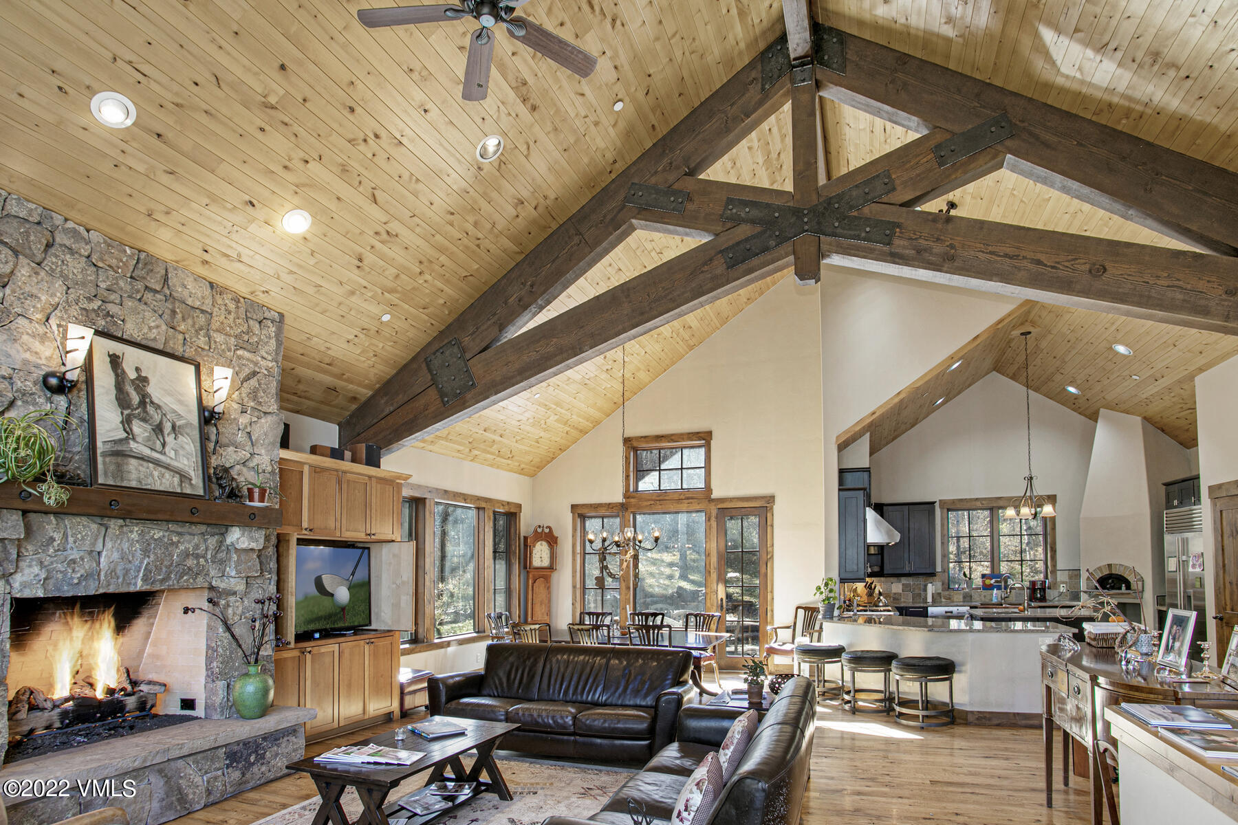 400 Red Draw Edwards, CO 81632 - Photo 5 of 49 a living room with furniture and a fireplace